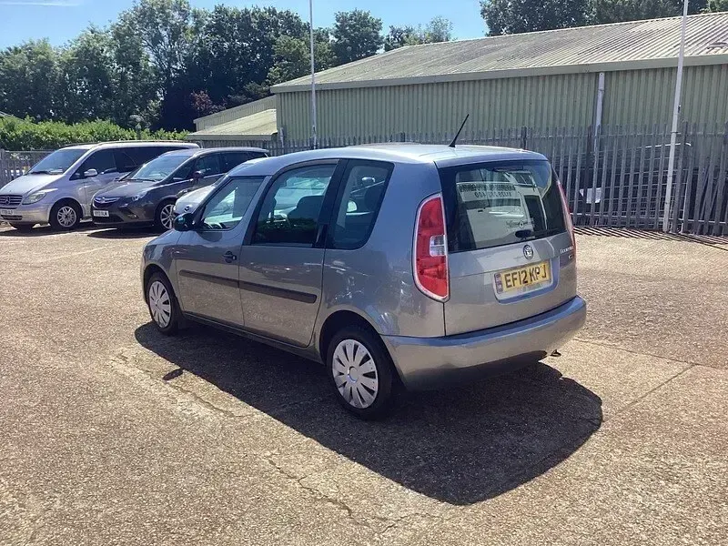 Used Skoda Roomster 69 HP (50 kW) 2012 Grey MPV