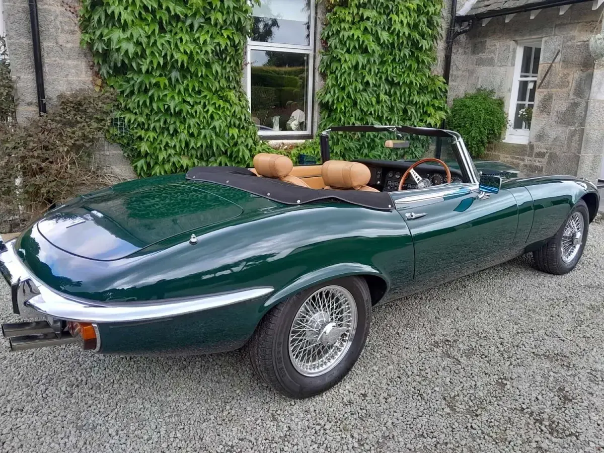 Used Jaguar E-Type 1972 Green Cabriolet