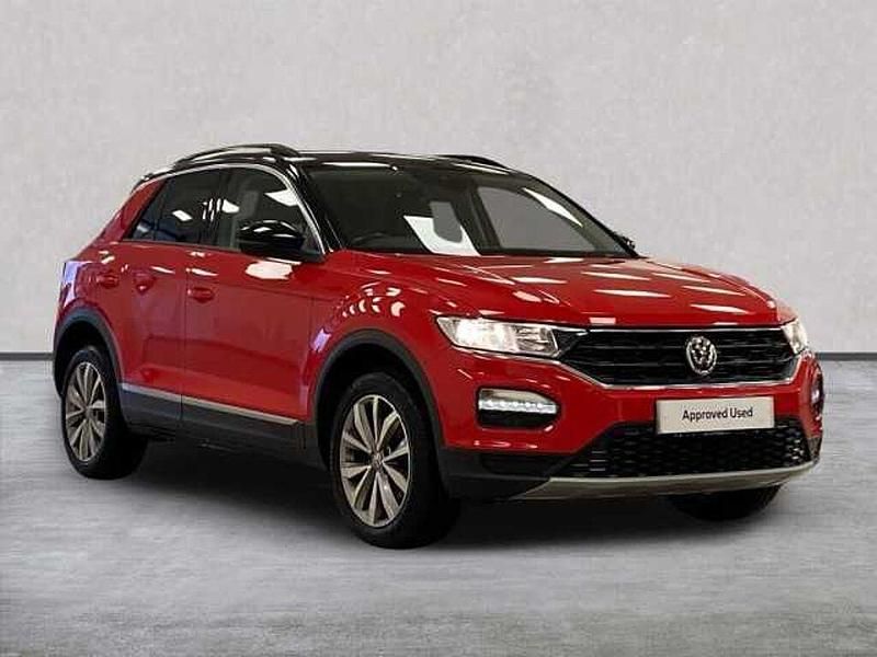 Red Used 2019 VW T-Roc Design SUV | £13,283 (Fair price) - Image 1/4