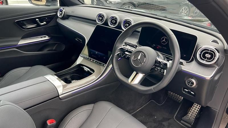 Used Mercedes CLE300 AMG Line Premium 313 HP (230 kW) 2025 Obsidian black metallic Coupe