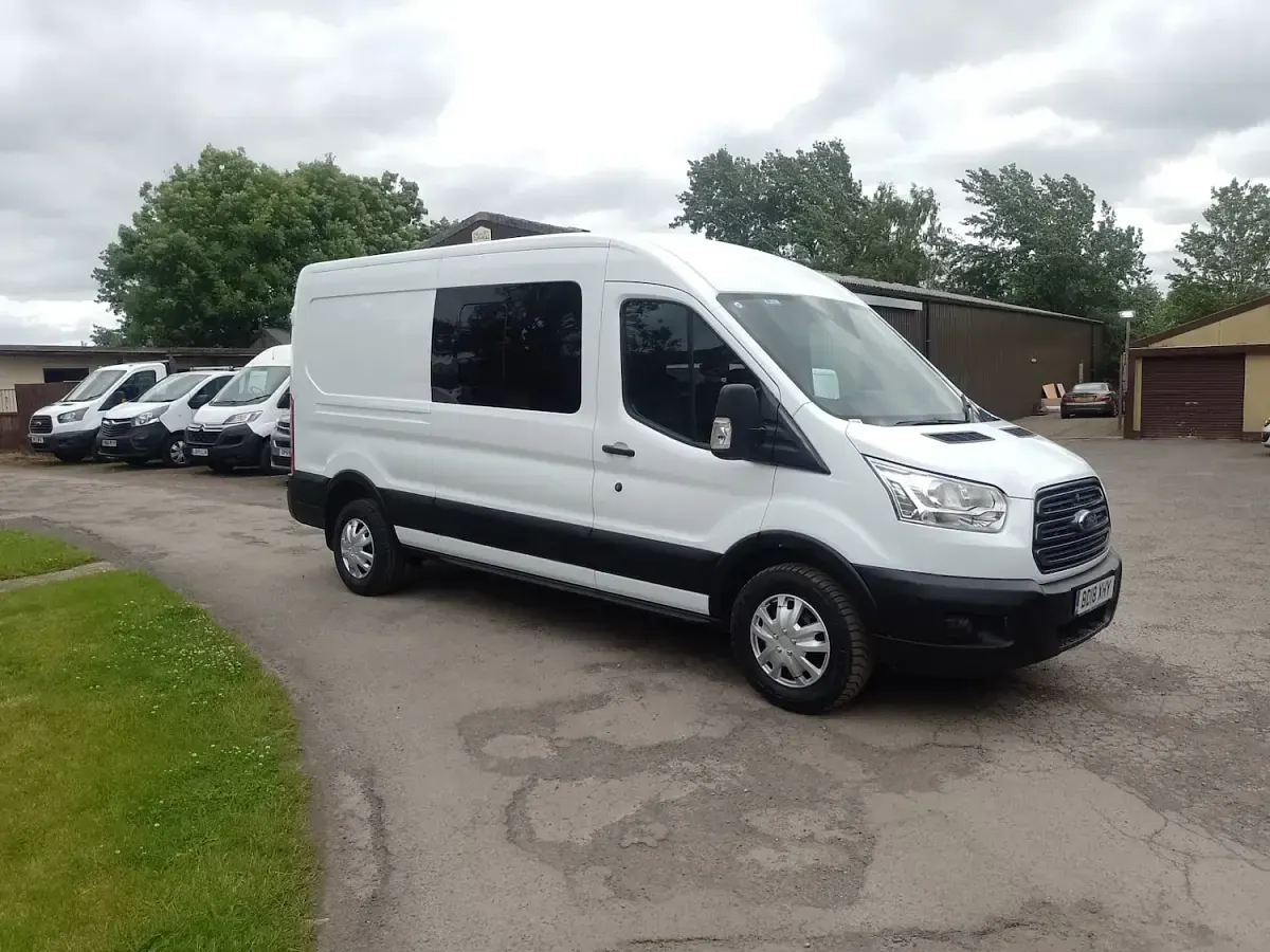 Used Ford Transit 130 HP (95 kW) 2018 White Van
