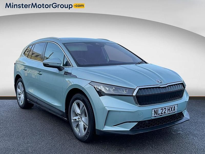 Silver Used 2022 Skoda Enyaq iV ecoSuite SUV | £17,090 (Fair price) - Image 1/4