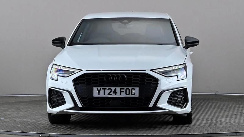 Used Audi A3 Black Edition 150 HP (110 kW) 2024 White Hatchback