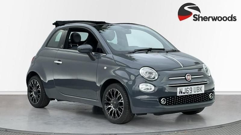 Grey Used 2019 Fiat 500C S Cabriolet | £8,650 (Fair price) - Image 1/4