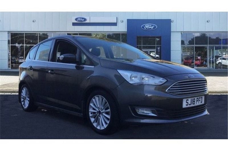 Grey Used 2018 Ford C-MAX Titanium MPV | £6,095 (Good price) - Image 1/4