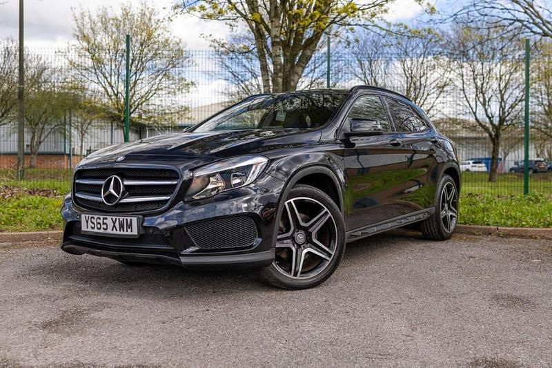 Used Mercedes GLA220 AMG line 177 HP (130 kW) 2016 Black SUV