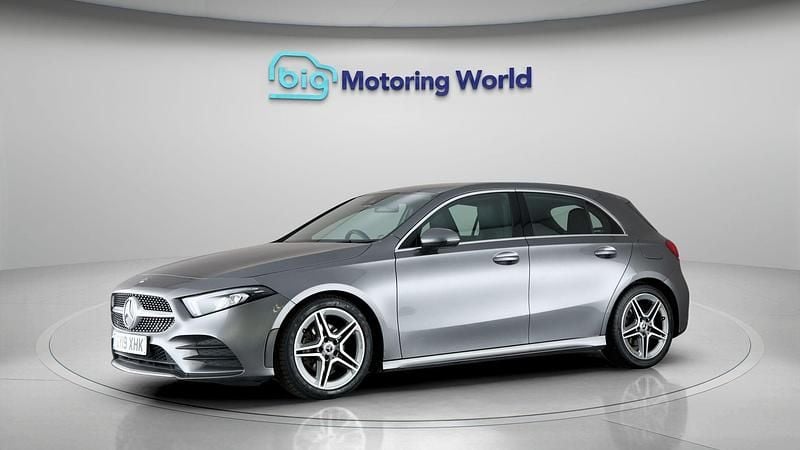 Used Mercedes A200 AMG line 163 HP (119 kW) 2019 Grey Hatchback