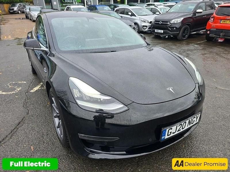 Used Tesla Model 3 Long Range AWD 366 kW (498 HP) 2020 Black Sedan
