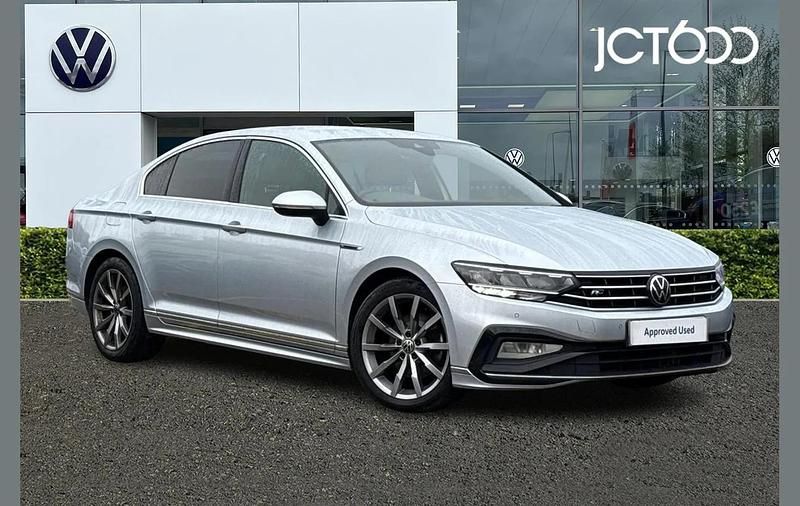 Silver Used 2022 VW Passat R-line Sedan | £18,996 (Fair price) - Image 1/4