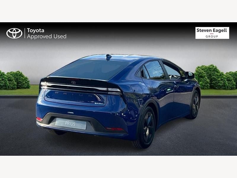 New Toyota Prius Design 2025 Blue Hatchback