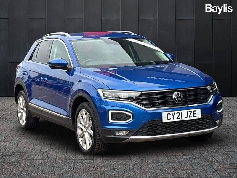 Blue Used 2021 VW T-Roc SEL SUV | £19,991 (Good price) - Image 1/3