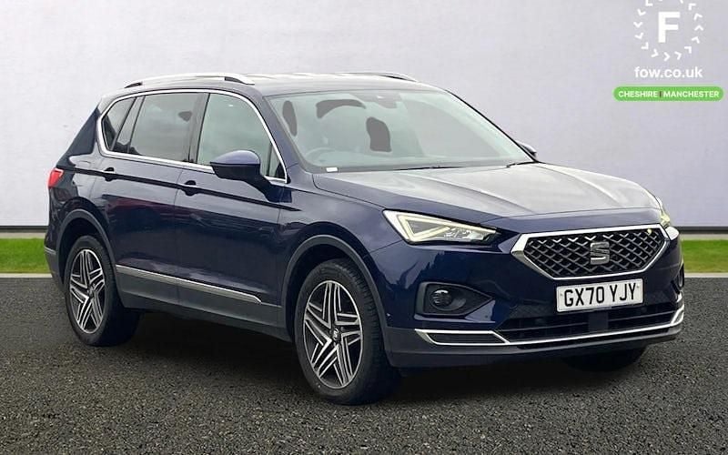 Blue Used 2020 Seat Tarraco 4Drive SUV | £20,699 (Fair price) - Image 1/3