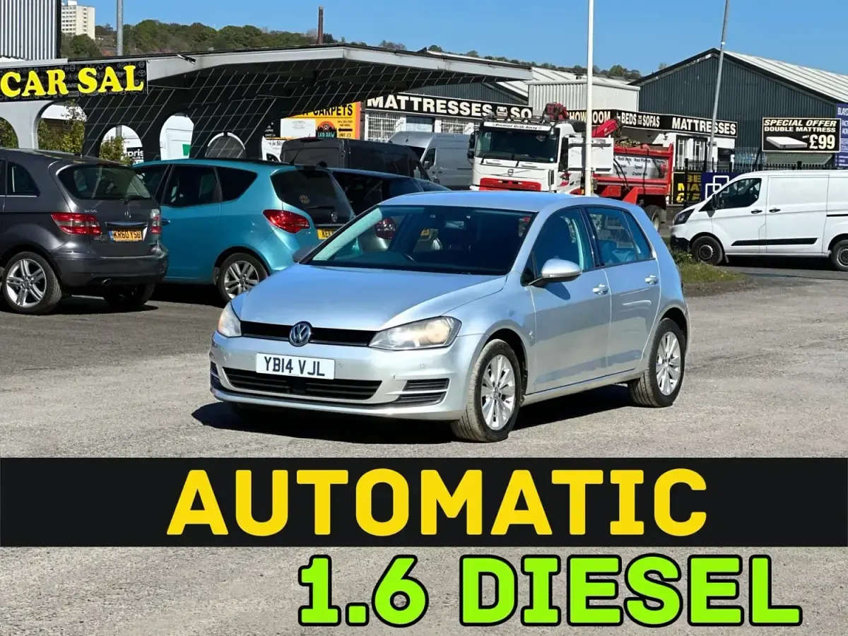 Second-hand VW Golf VII SE 105 CP (77 kW) 2014 Argintiu Hatchback