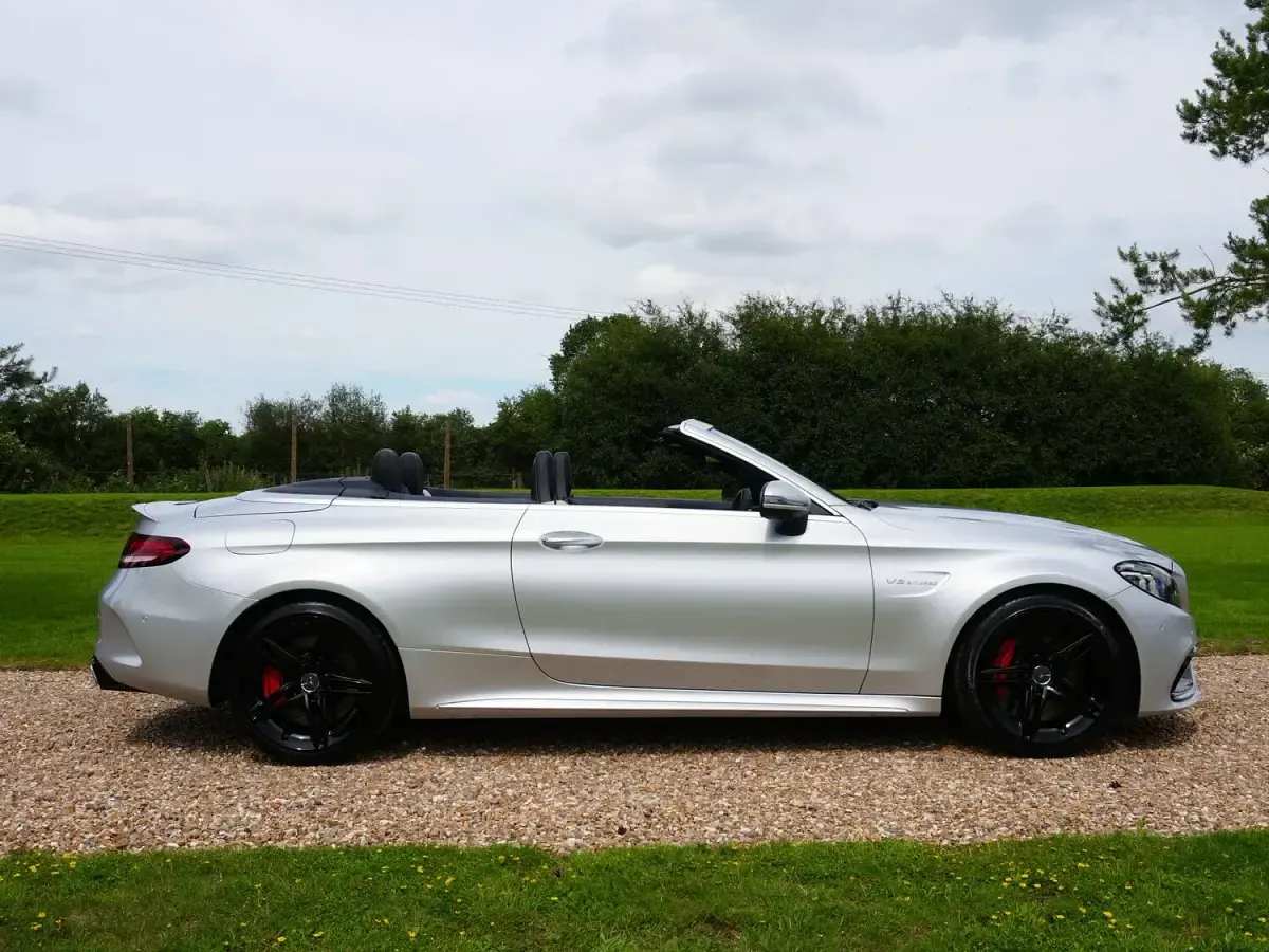 Used Mercedes C63 AMG Premium Plus 2019 Silver Cabriolet