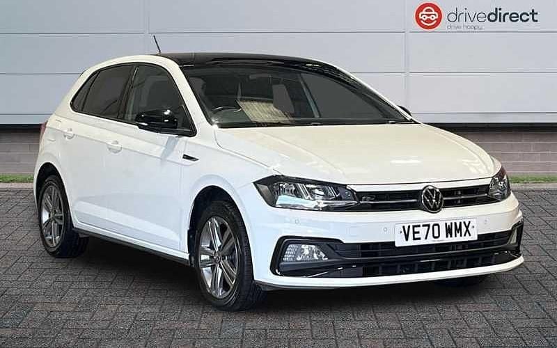 White Used 2021 VW Polo R-line Hatchback | £14,100 (Fair price) - Image 1/4