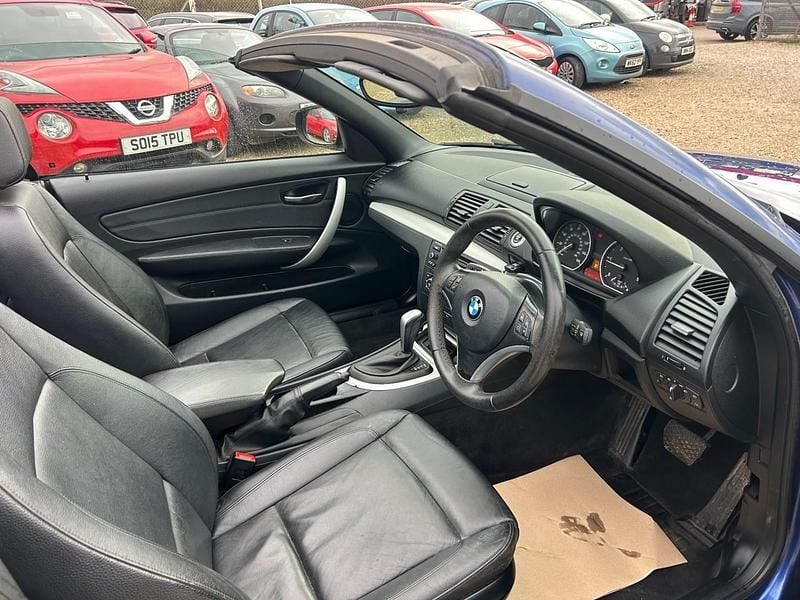 Used BMW 120 Cabriolet Sport Line 2010 Blue Cabriolet