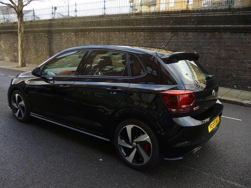 Used VW Polo GTI 200 HP (147 kW) 2019 Black Hatchback