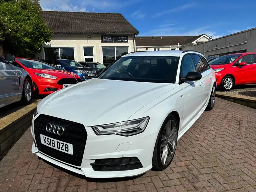 Used Audi A6 Black Edition 190 HP (139 kW) 2018 White Estate