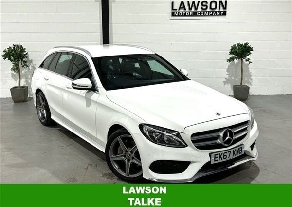 White Used 2017 Mercedes C200 AMG line Estate | £13,990 (A bit pricey) - Image 1/1