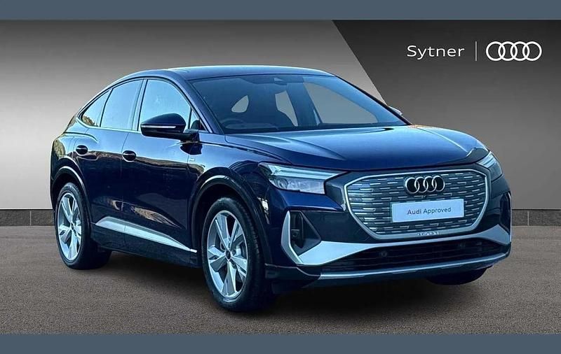 Used Audi Q4 Sportback e-tron S-Line 150 kW (204 HP) 2025 Blue SUV