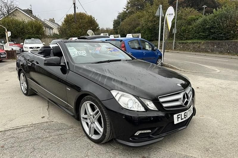 Black Used 2011 Mercedes E350 Sport Edition Cabriolet | £5,495 (Fair price) - Image 1/1