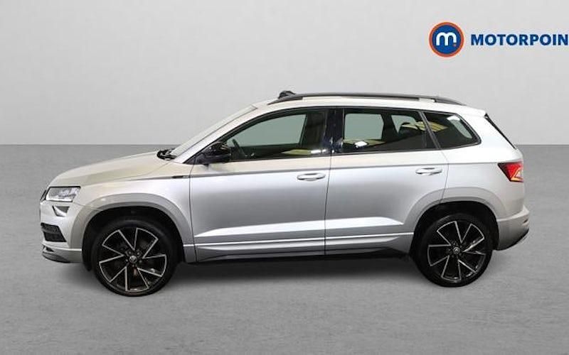 Used Skoda Karoq SportLine 150 HP (110 kW) 2020 Silver SUV