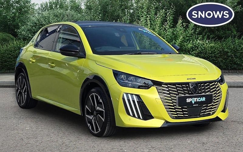 Used Peugeot 208 GTi 102 HP (75 kW) 2024 Yellow Hatchback