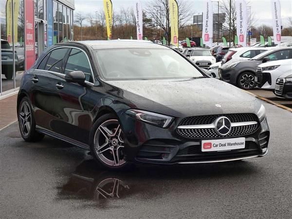 Black Used 2021 Mercedes A180 AMG Line Premium Plus Hatchback | £18,999 (Fair price) - Image 1/4