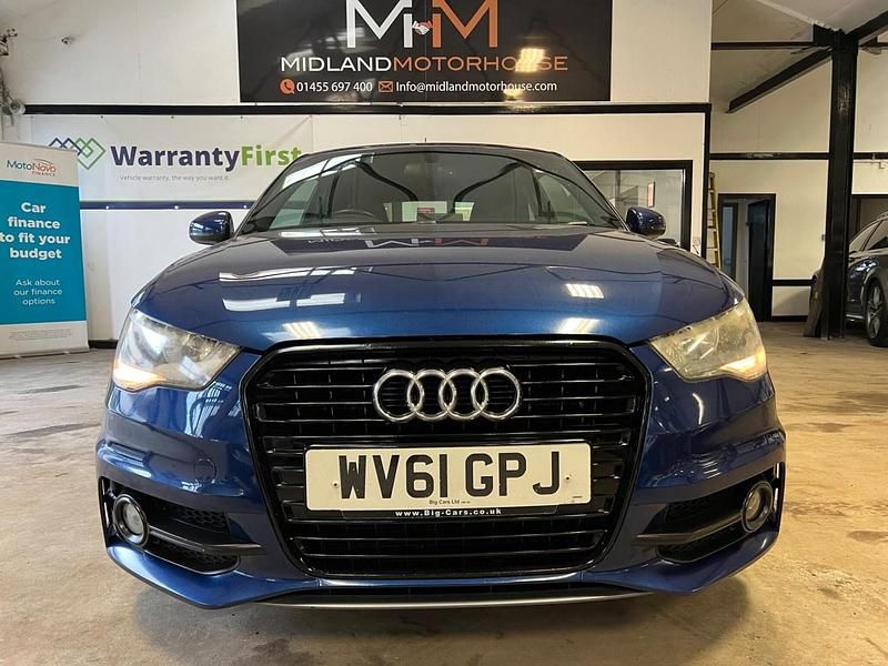 Used Audi A1 S-Line 122 HP (89 kW) 2011 Blue Hatchback