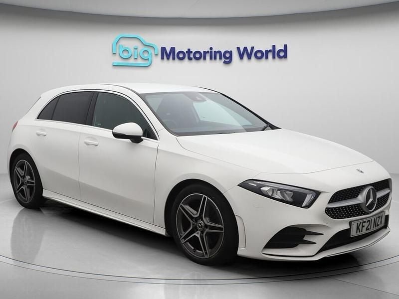 White Used 2021 Mercedes A180 AMG line Hatchback | £18,000 (Fair price) - Image 1/4