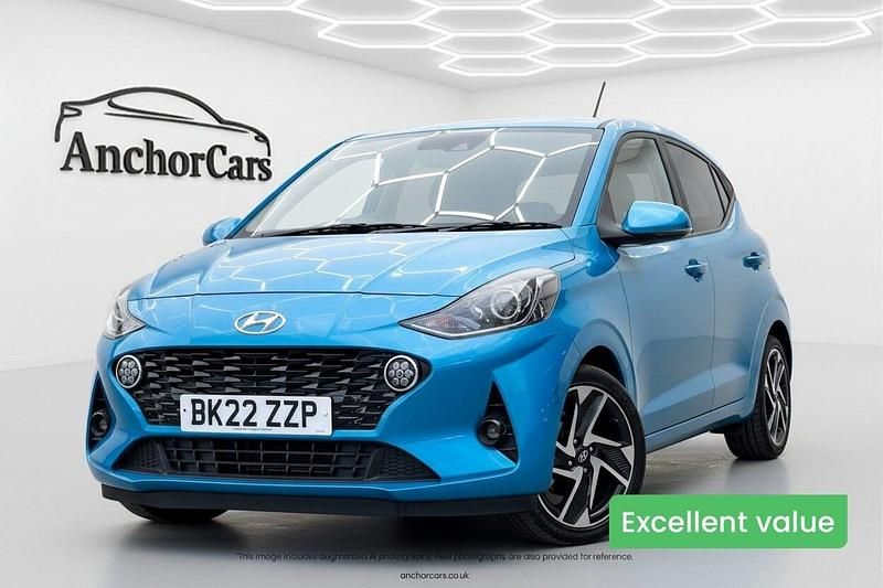 Turquoise Used 2022 Hyundai i10 Premium Hatchback | £13,995 (Fair price) - Image 1/4