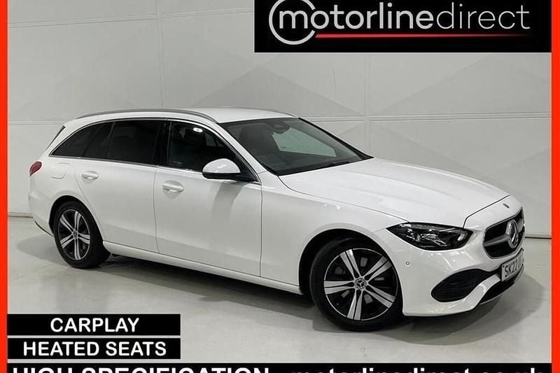 White Used 2022 Mercedes C220 Estate | £19,975 (Fair price) - Image 1/1