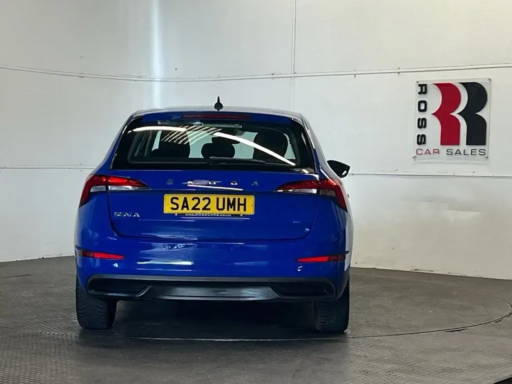Used Skoda Scala SE 150 HP (110 kW) 2022 Blue Hatchback