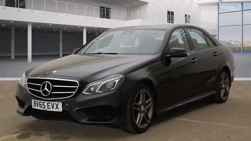 Black Used 2015 Mercedes E220 AMG Sedan | £8,999 (A bit pricey) - Image 1/4