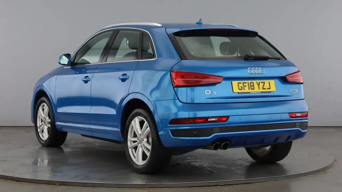 Used Audi Q3 S-Line 180 HP (132 kW) 2018 Blue SUV