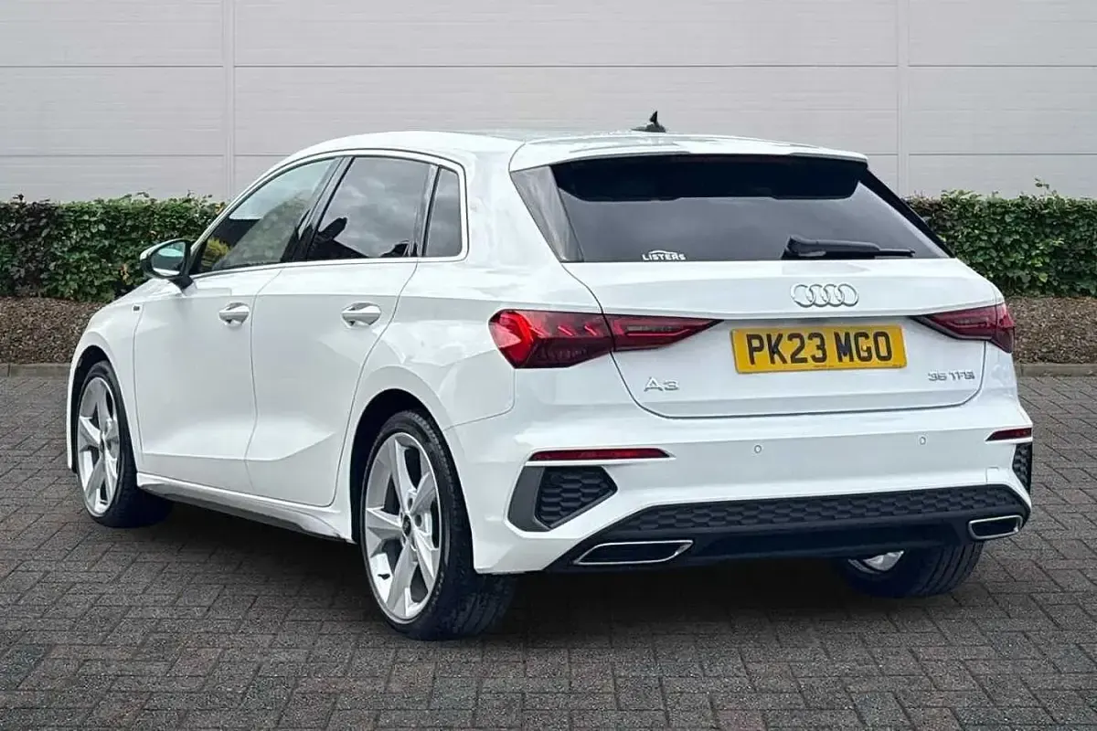 Used Audi A3 S-Line 150 HP (110 kW) 2023 White Sedan