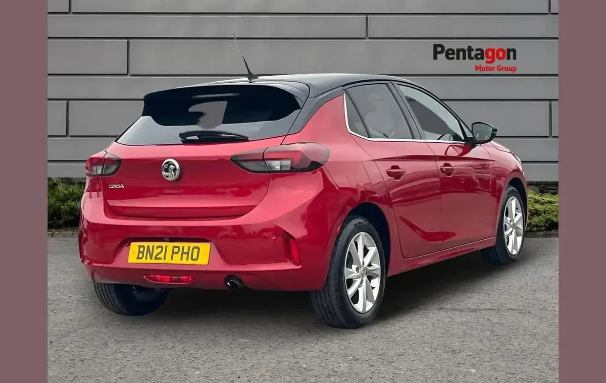 Used Vauxhall Corsa Elite 100 HP (73 kW) 2021 Red Hatchback