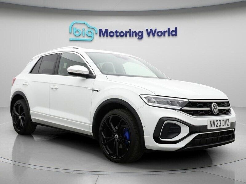 White Used 2023 VW T-Roc R-line SUV | £22,900 (Good price) - Image 1/4