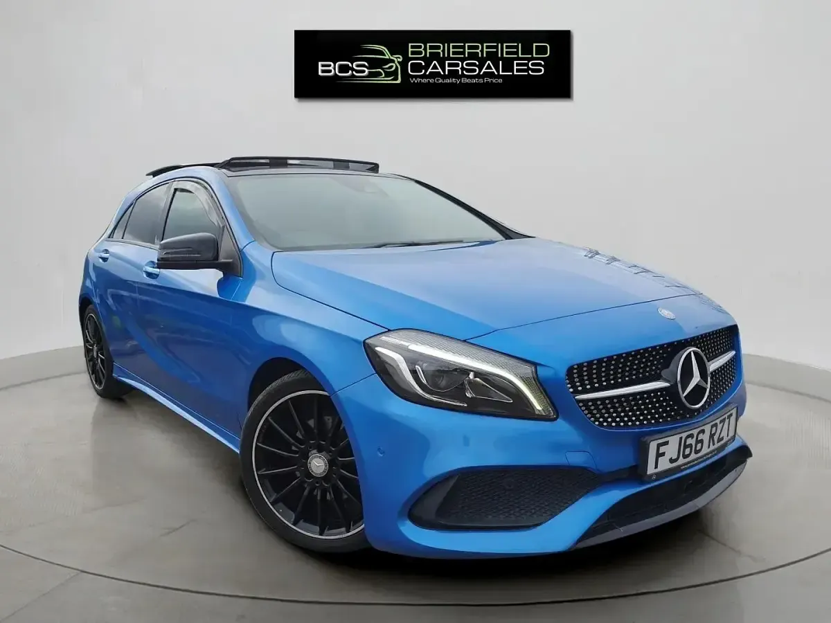 Used Mercedes A200 AMG Line Premium Plus 2016 Blue Hatchback