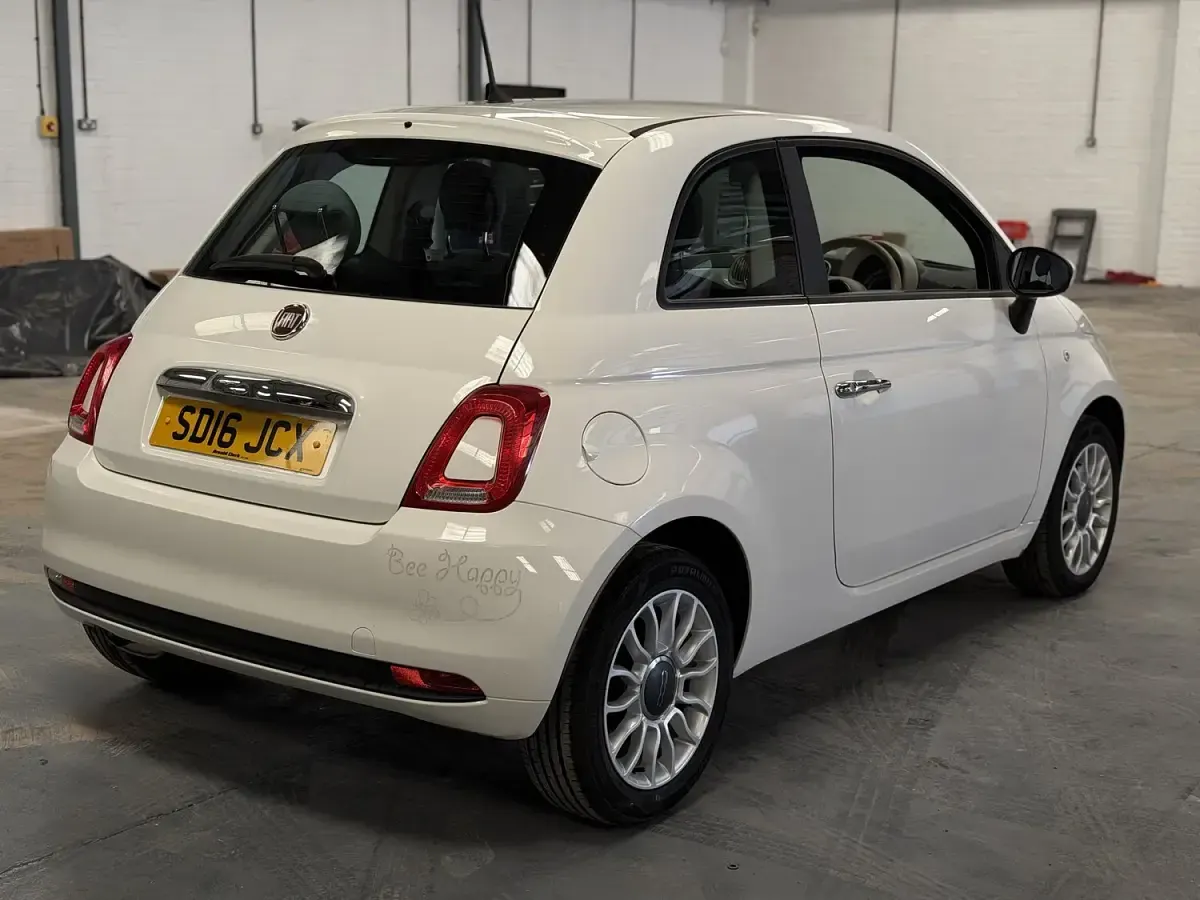 Used Fiat 500 Pop Star 69 HP (50 kW) 2016 White Hatchback