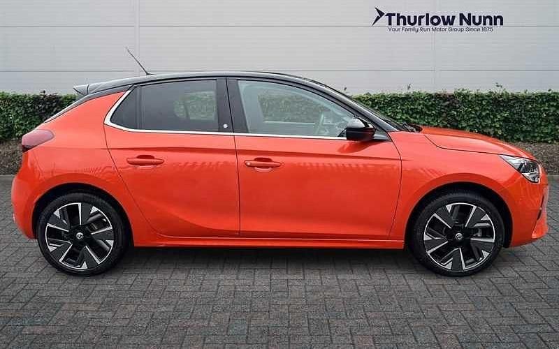 Used Vauxhall Corsa-e Elite 100 kW (136 HP) 2020 Orange Hatchback