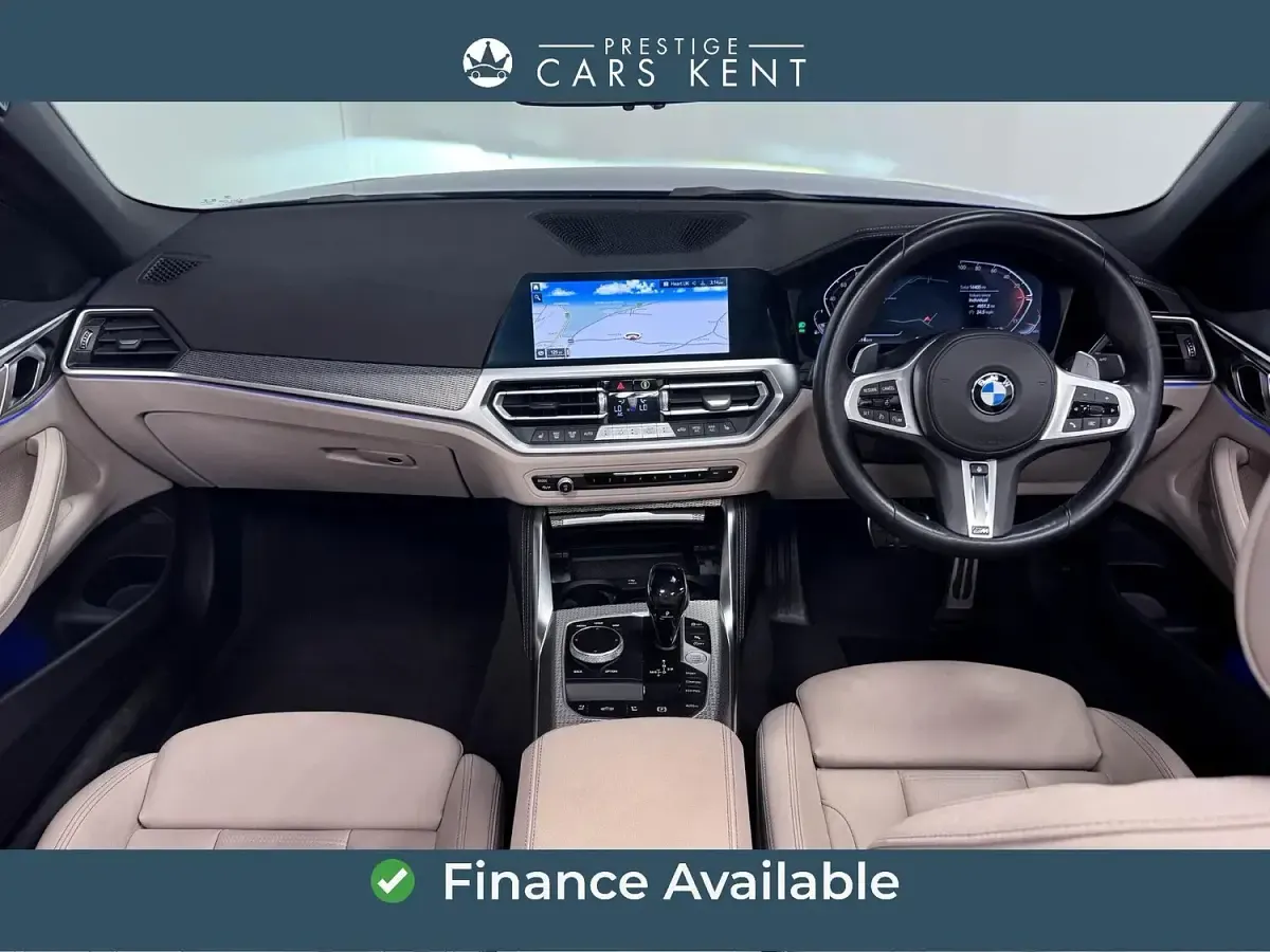 Used BMW 420 M Sport 181 HP (133 kW) 2021 Blue Cabriolet