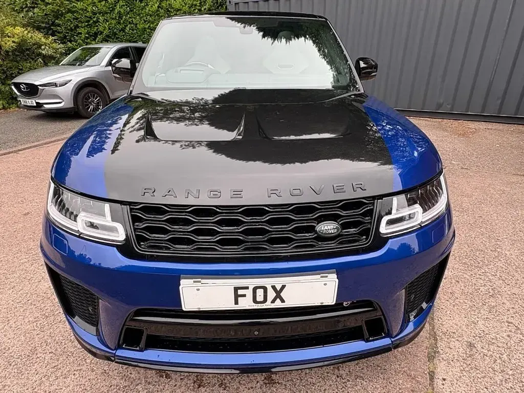 Used Land Rover Range Rover Sport SVR 575 HP (422 kW) 2019 Blue SUV
