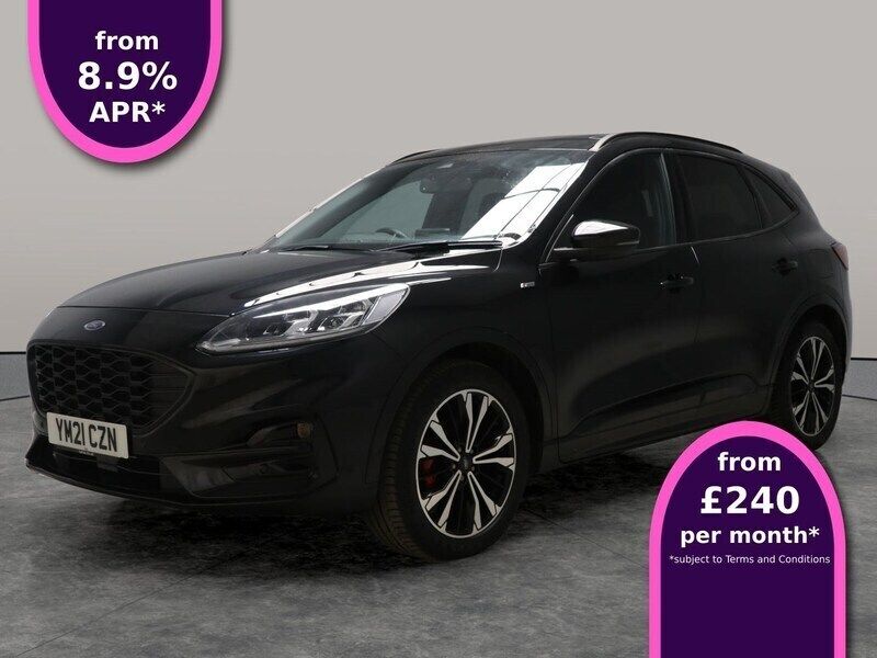 Black Used 2021 Ford Kuga ST-Line X SUV | £17,208 (A bit pricey) - Image 1/3
