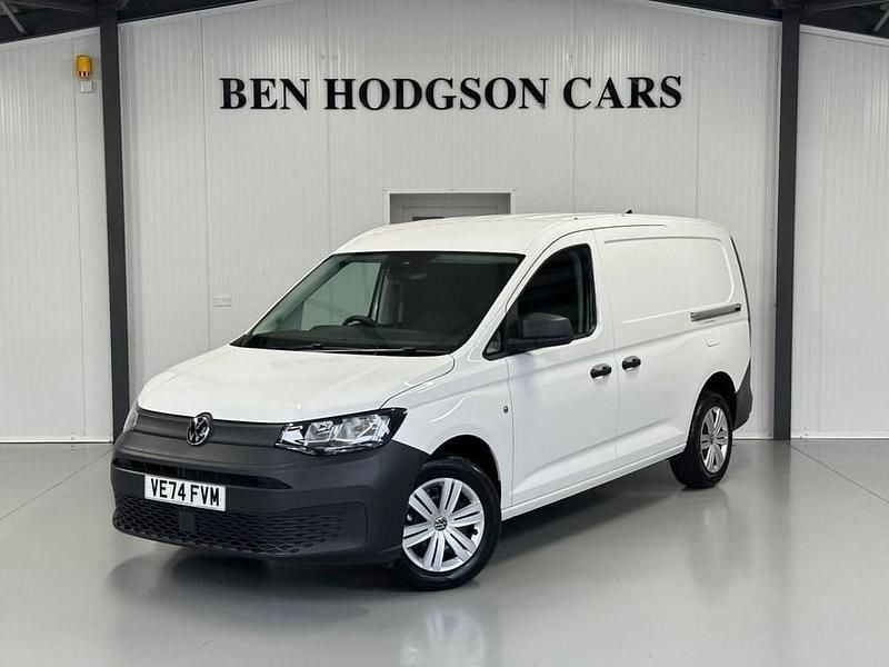 White New 2024 VW Caddy Maxi Business MPV | £21,995 (Good price) - Image 1/4