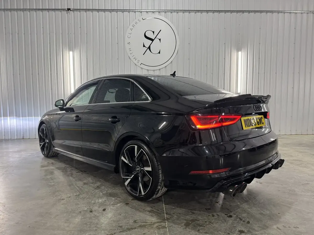 Used Audi A3 S-Line 110 HP (80 kW) 2014 Black Sedan