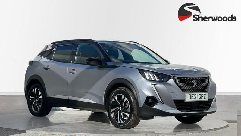 Grey Used 2021 Peugeot e-2008 GT SUV | £12,320 (Fair price) - Image 1/4