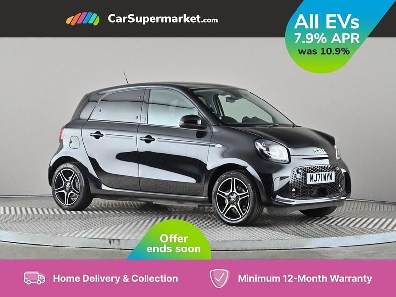 Black Used 2021 Smart ForFour Electric Drive Premium Hatchback | £8,197 (Fair price) - Image 1/3