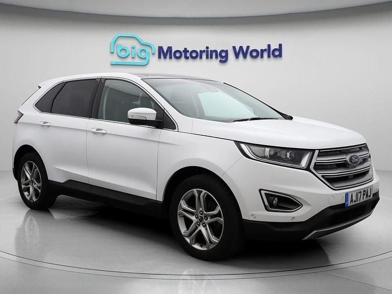 White Used 2017 Ford Edge Titanium SUV | £14,250 (Good price) - Image 1/4
