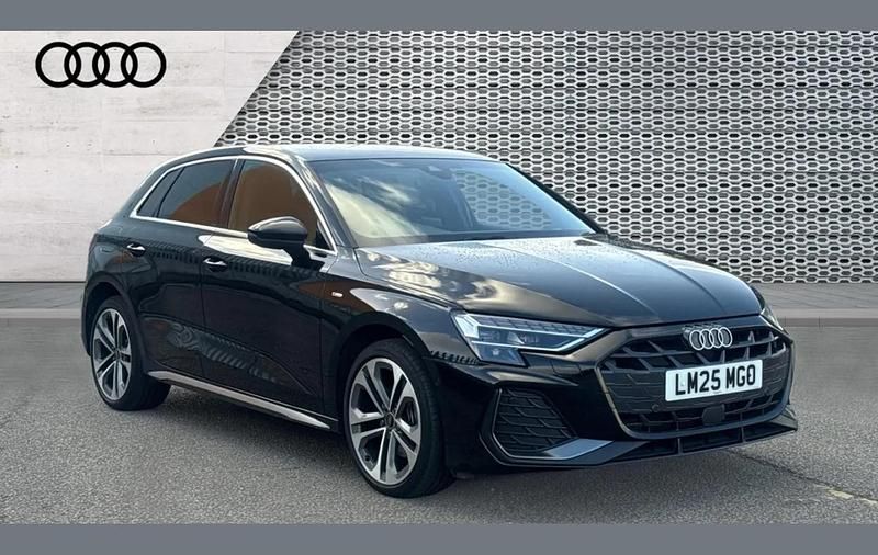 Black Used 2025 Audi A3 e-tron S-Line Hatchback | £28,171 (Fair price) - Image 1/4